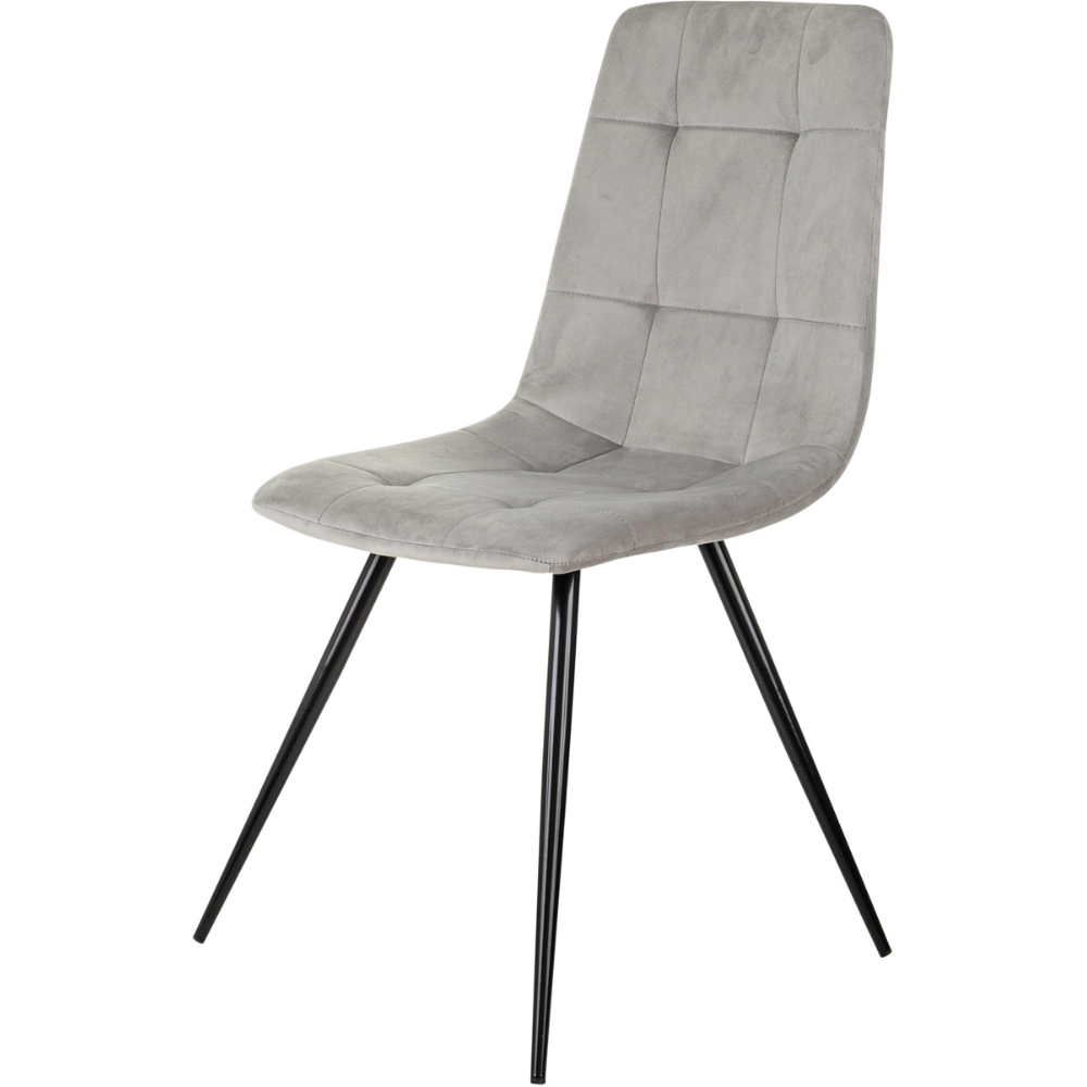 Стул Бюрократ "CH-K1_4", ткань, светло-серый, металл, комплект 4 штуки - 6