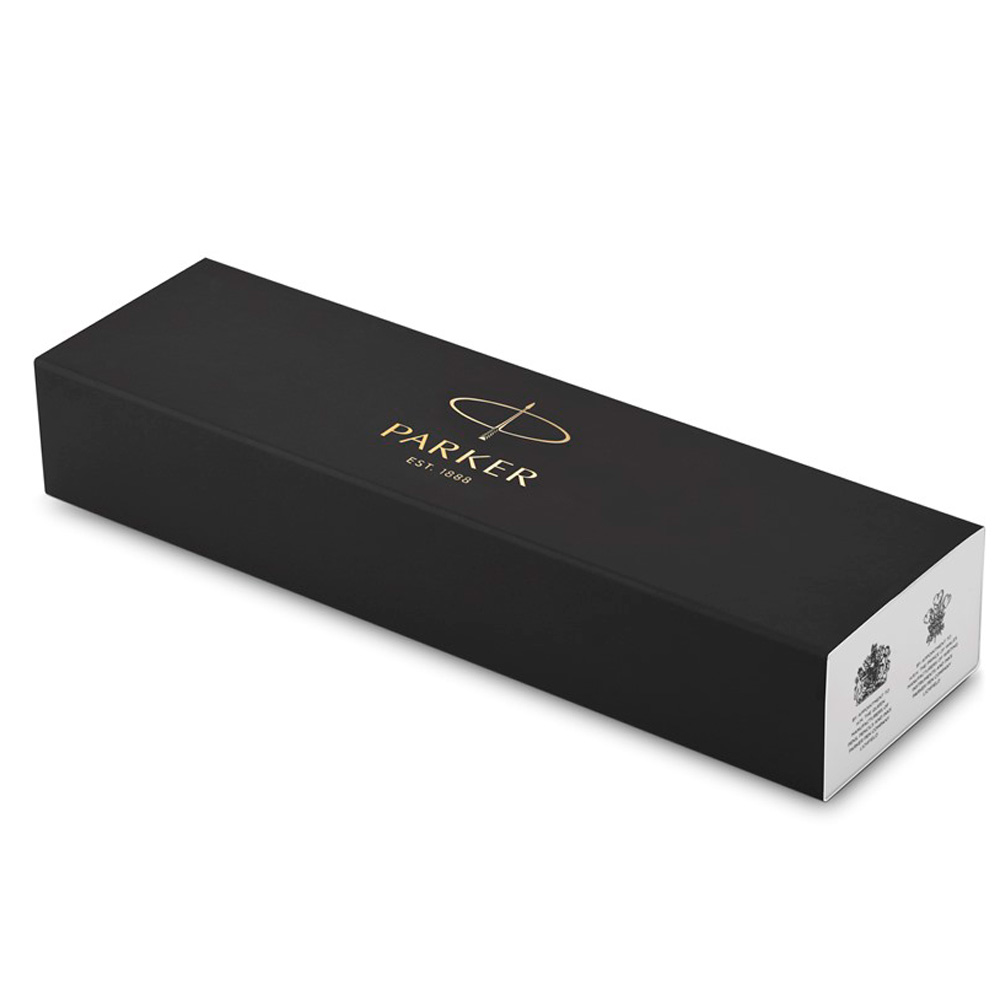 Ручка перьевая Parker "IM Essential F319 Brushed Metal CT", F, серебристый, патрон синий - 5
