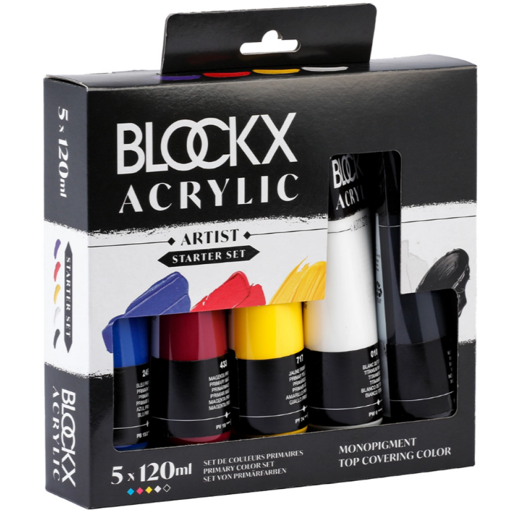 Набор акриловых красок "Blockx. Primaries"