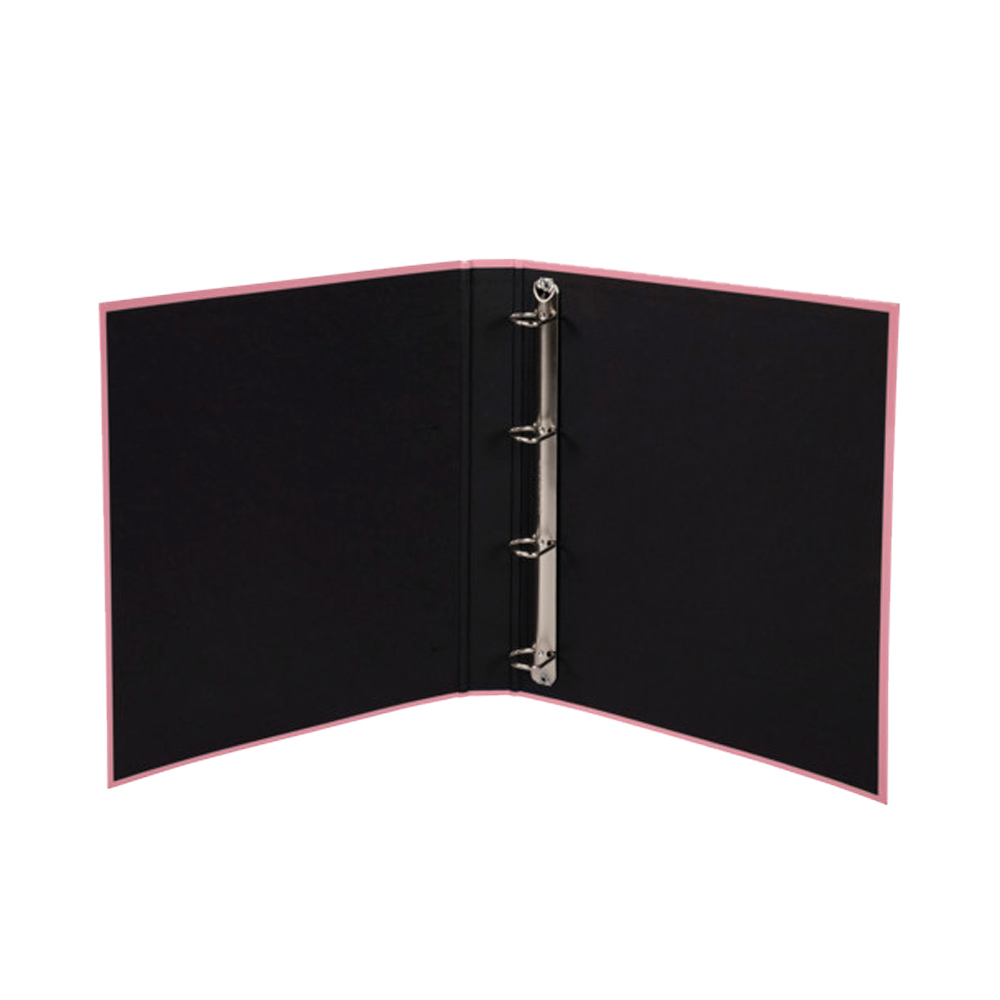 Папка на кольцах "Aquarel", 4 кольца, розовый - 2