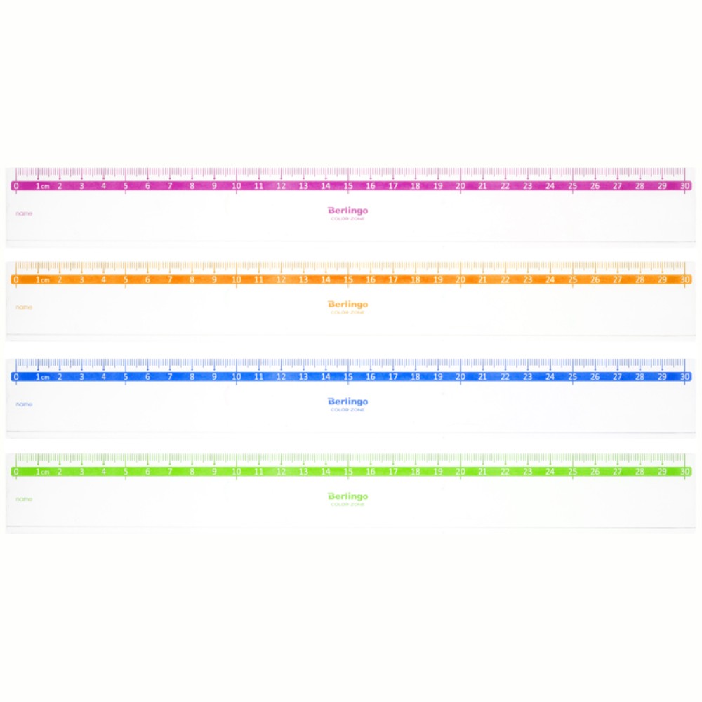 Линейка "Color" 30 см