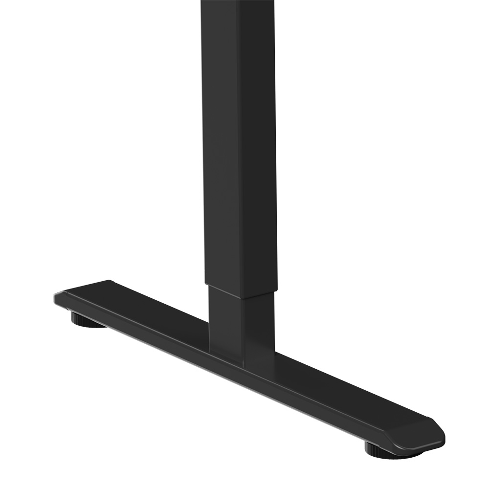 Стол с электроприводом WellDesk Prime 1300x675х18 черный/акация лэйкленд (9191461+9072453) - 8