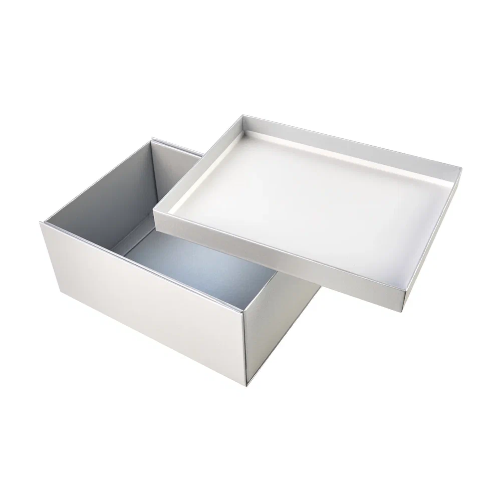 Коробка картонная, 220х160х95 мм, серебро - 4