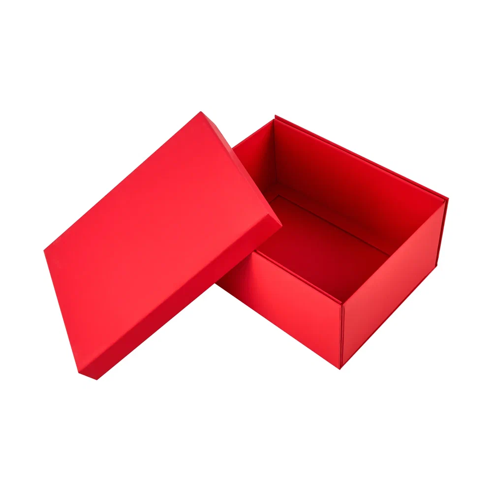 Коробка картонная, 220х160х95 мм, красный - 3