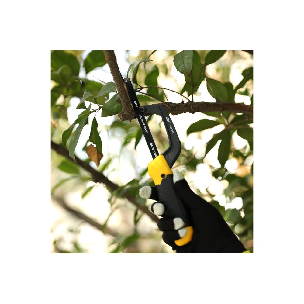 Ножовка-ручка по металлу Deli YS EDL353112, 250 мм, желтый, черный - 6