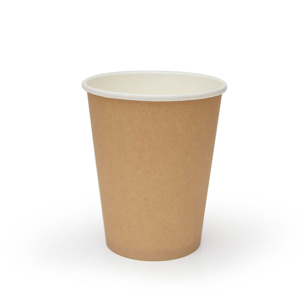 Стакан картонный 300 мл, 50 шт/упак, крафт