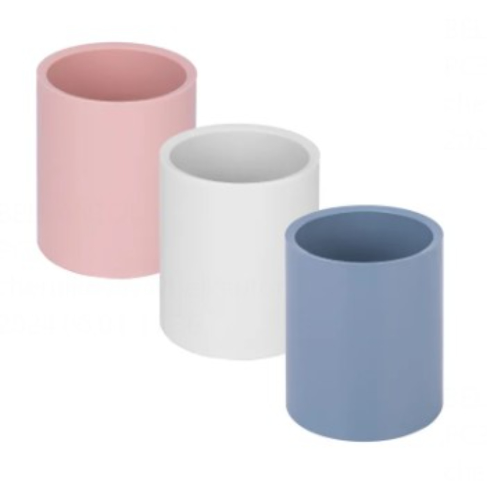 Карандашница Deli "Nusign", пластик, белый - 2