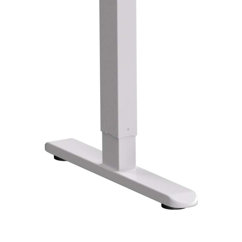 Стол с электроприводом WellDesk Basic 1300x675х18 белый/дуб санта-фе винтаж (9191460+9178196) - 5
