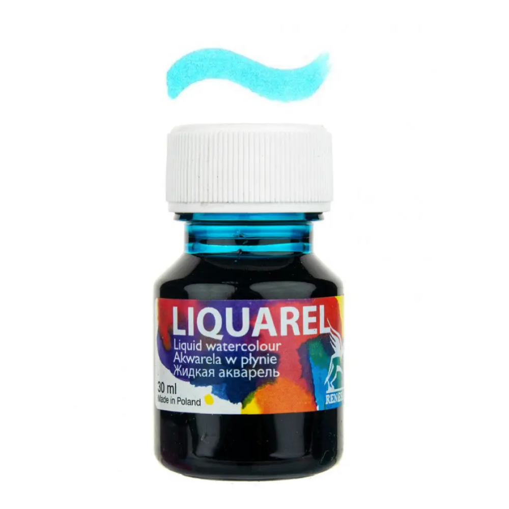 Акварель жидкая "Liquarel", 122 бирюзовый, 30 мл