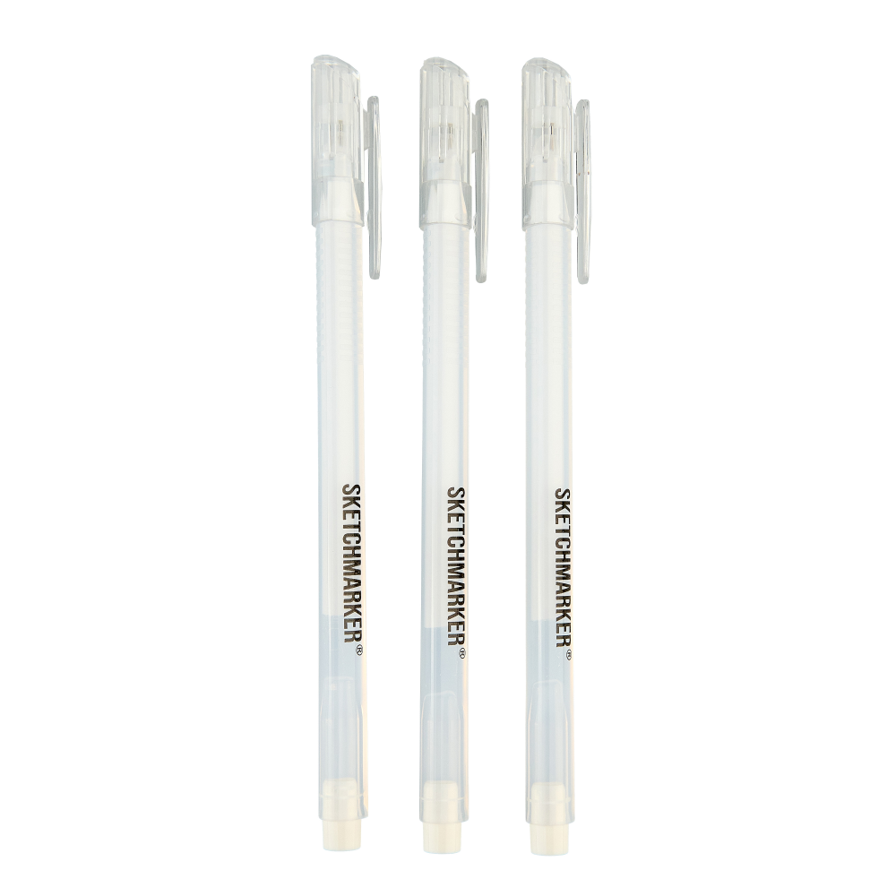 Ручка капиллярная "Sketchmarker", 0.6 мм, 3 шт, белый - 7