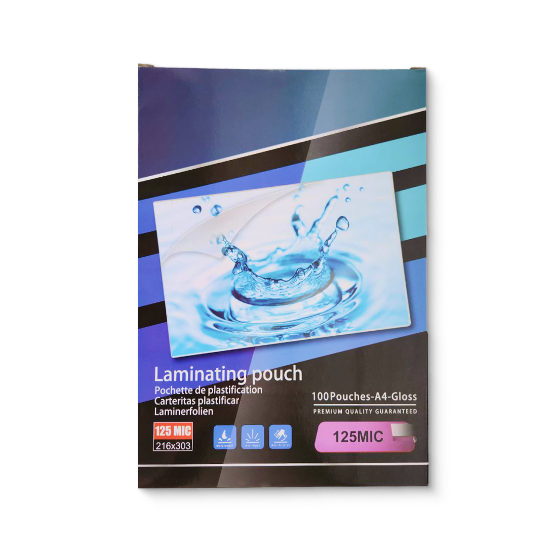 Пленка для ламинирования, А5, 125 мкм, 100 шт, глянцевая