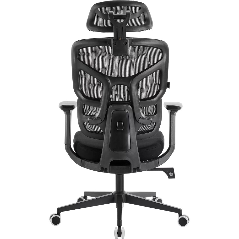 Кресло эргономичное EVERPROF Omega, Black, сетка, черный, металл, корпус черный - 5