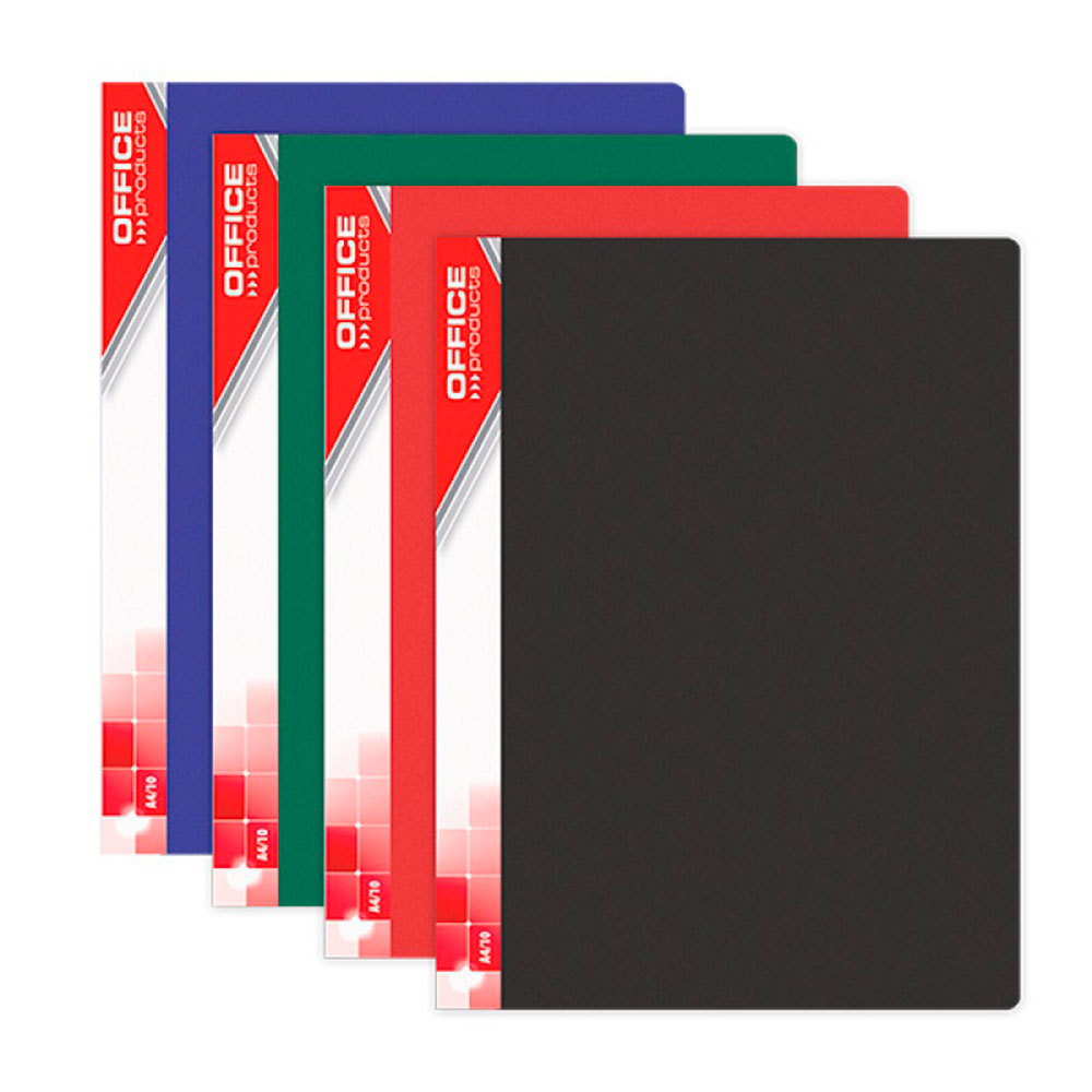 Папка c файлами "Office Product", 40 карманов, черный - 2