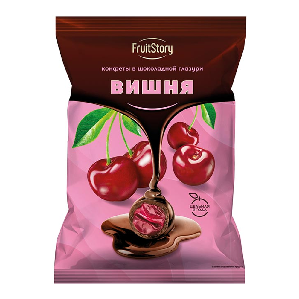 Конфеты "FruitStory" вишня в шоколадной глазури, 1000 гр 