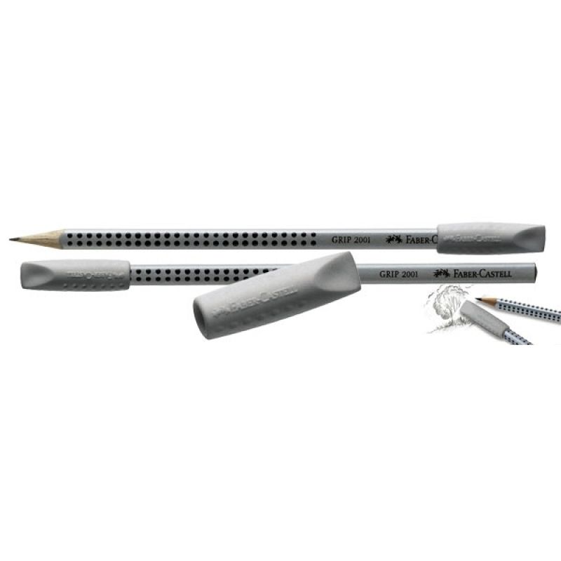 Ластик-насадка на карандаш Faber-Castell "2001", 2 шт, ассорти - 3