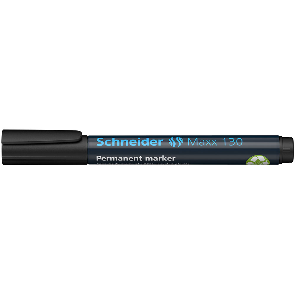 Маркер перманентный "Schneider Maxx 130", черный - 3