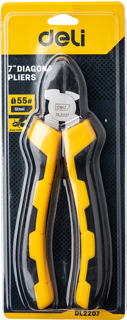 Бокорезы Deli "EDL2207", 180 мм, желтый, черный - 2