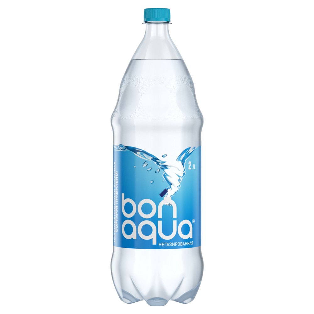 Вода питьевая "Bonaqua", негазированная, 2 л