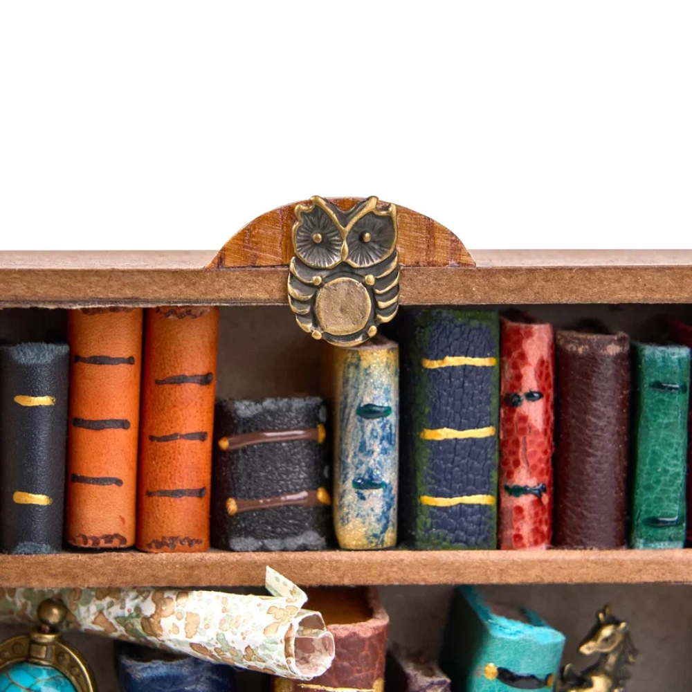 Интерьерная миниатюра "Шкаф с книгами", 17х9х3 мм, ассорти - 4