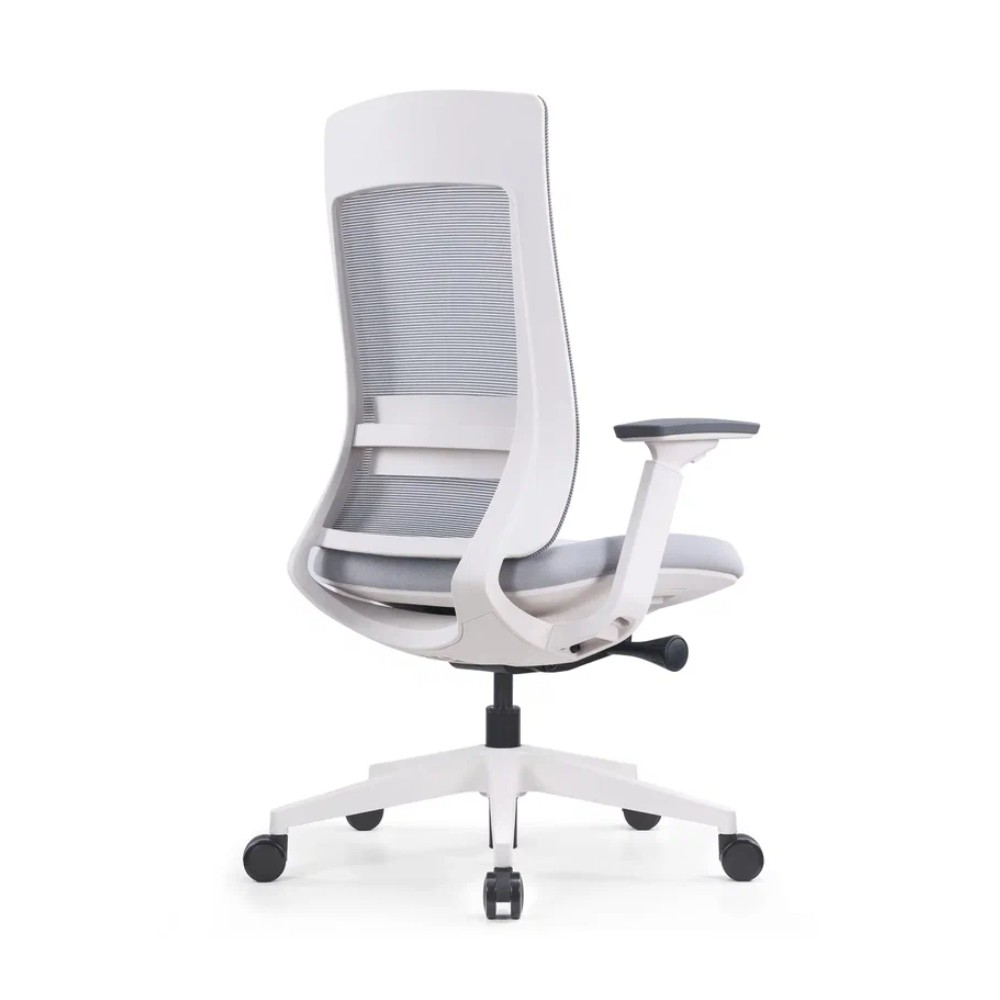 Кресло компьютерное SitZone E-VL002B-BS, сетка, ткань, пластик, серый - 4