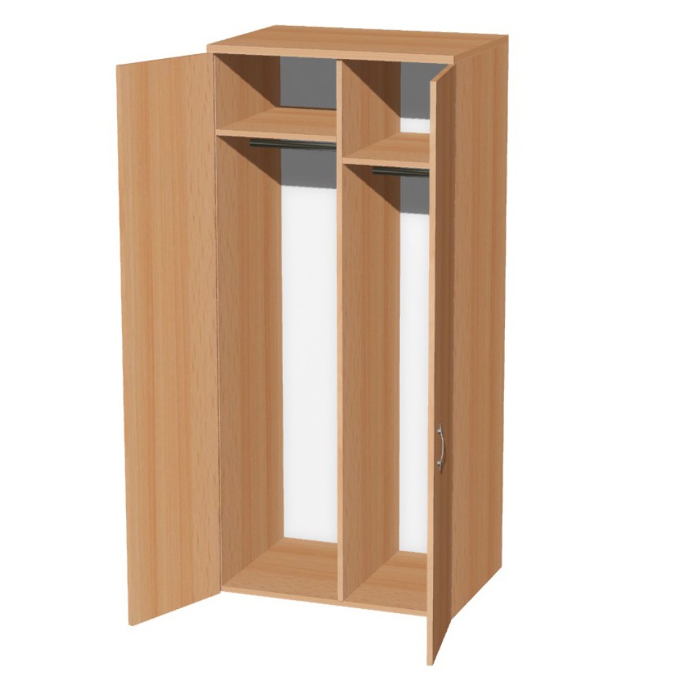 Коллекция Макси шкаф М07 с перегородкой, 800x580x1780 мм