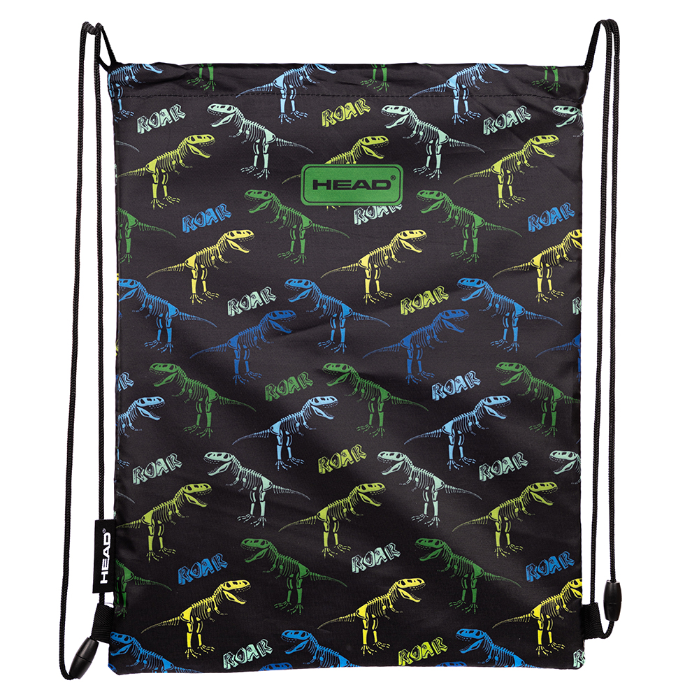 Мешок для обуви Head "Dinos Era", 44x33 см, черный