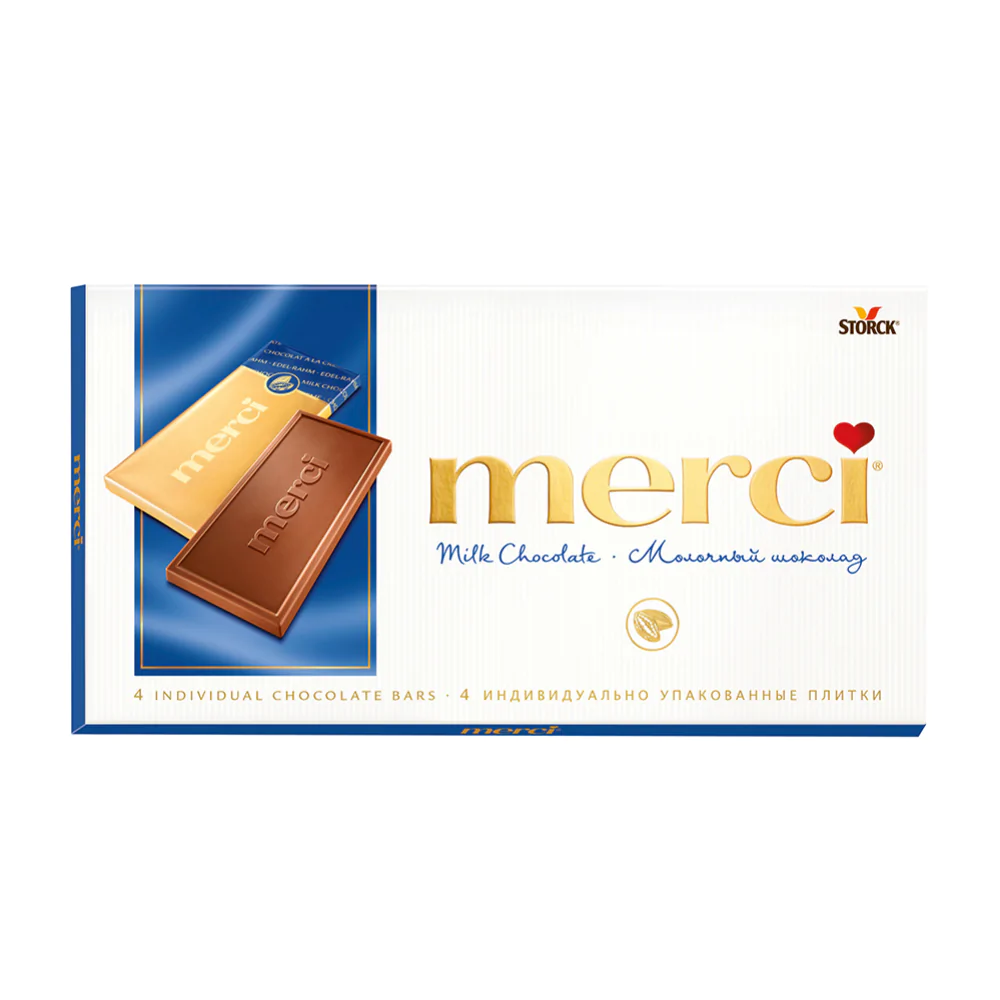 Конфеты "Merci", молочный шоколад