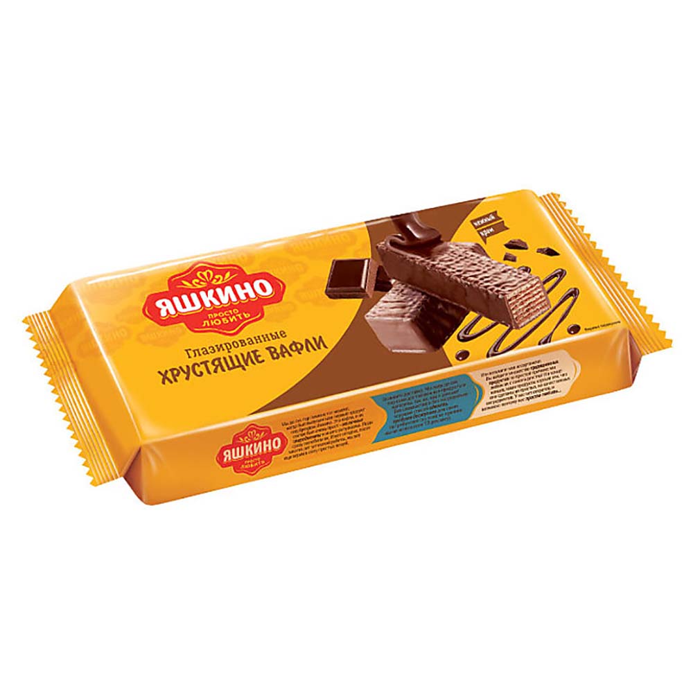 Вафли глазированные "Яшкино"