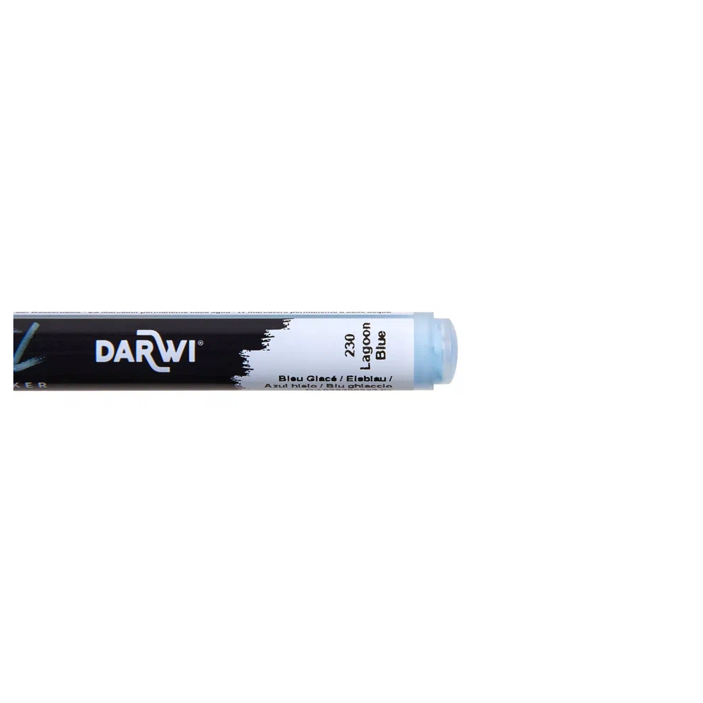 Маркер акриловый "Darwi.Marbel" 230, голубая лагуна - 3