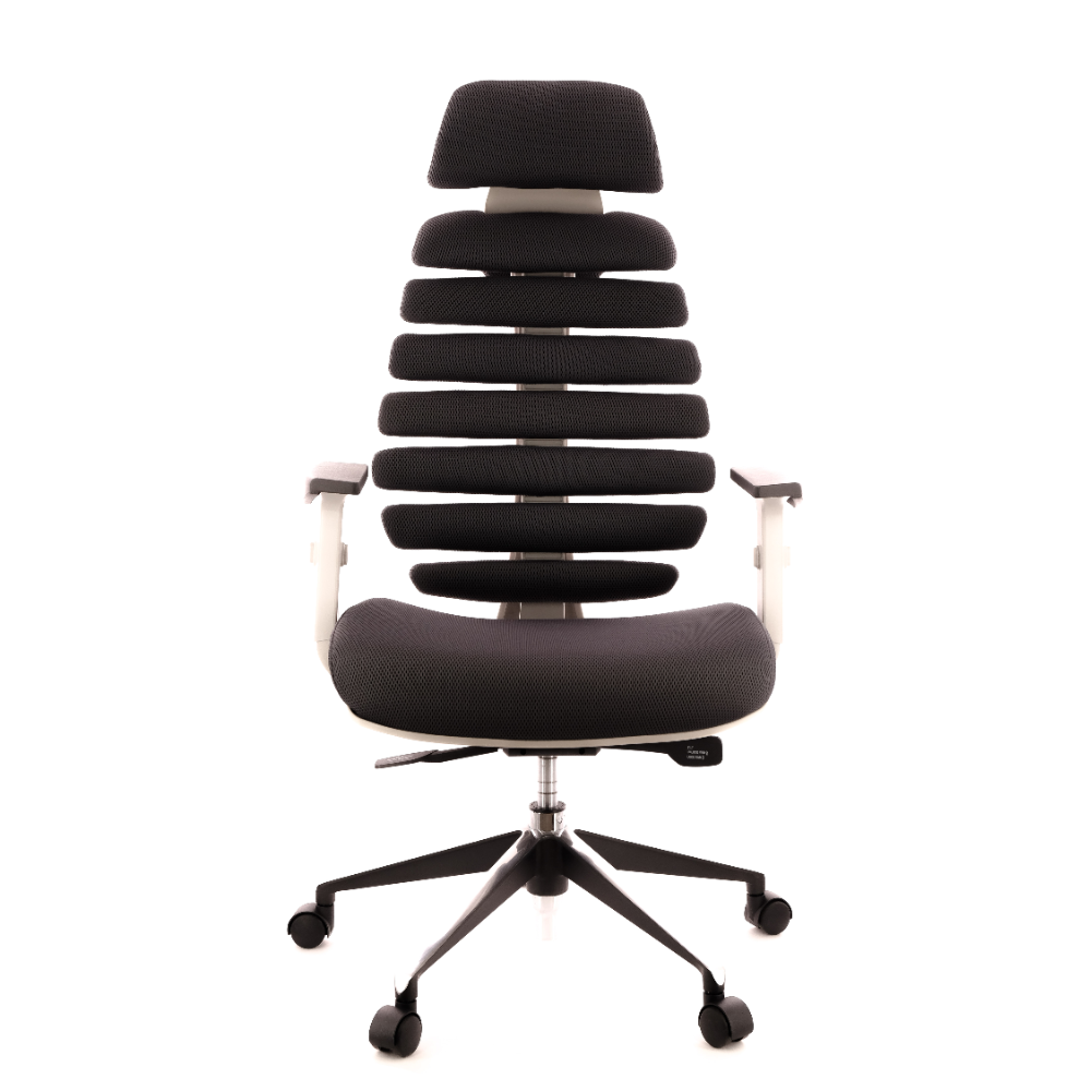 Кресло для руководителя EVERPROF "Ergo", ткань, алюминий, серый - 2