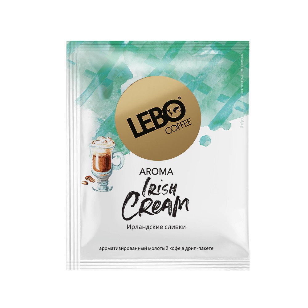 Кофе в дрип-пакетах "Lebo. Irish Cream" с ароматом ирландских сливок, 6 шт x 10.5 г - 3