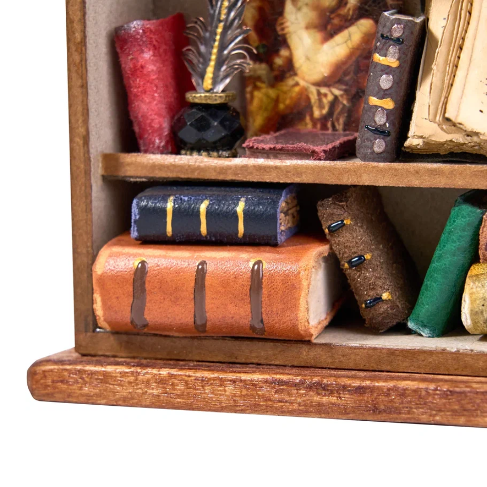 Интерьерная миниатюра "Шкаф с книгами", 17х9х3 мм, ассорти - 6