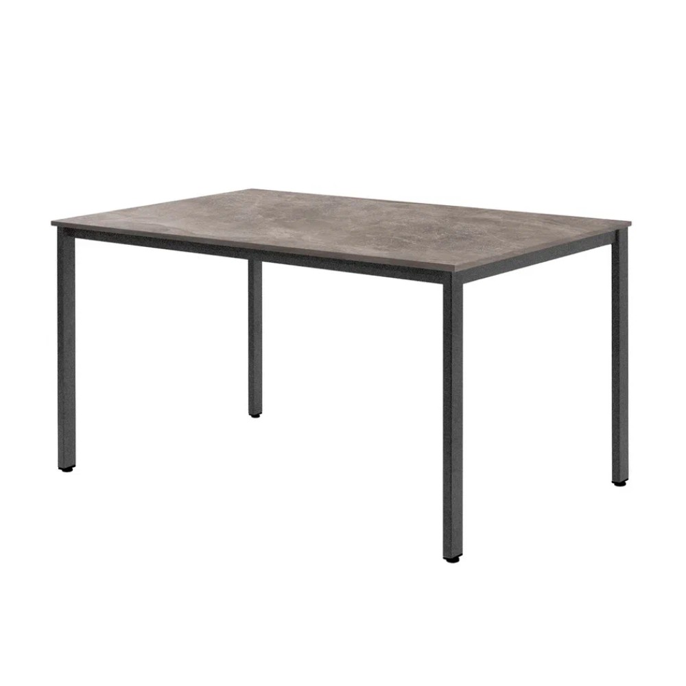 Стол Millwood Сеул, 1300х800 мм, металлокаркас графит