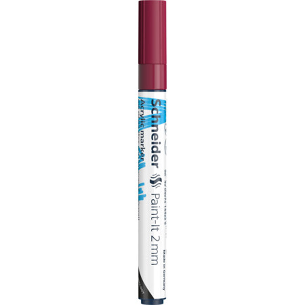 Маркер акриловый "Schneider Paint-It 310", бордовый - 2