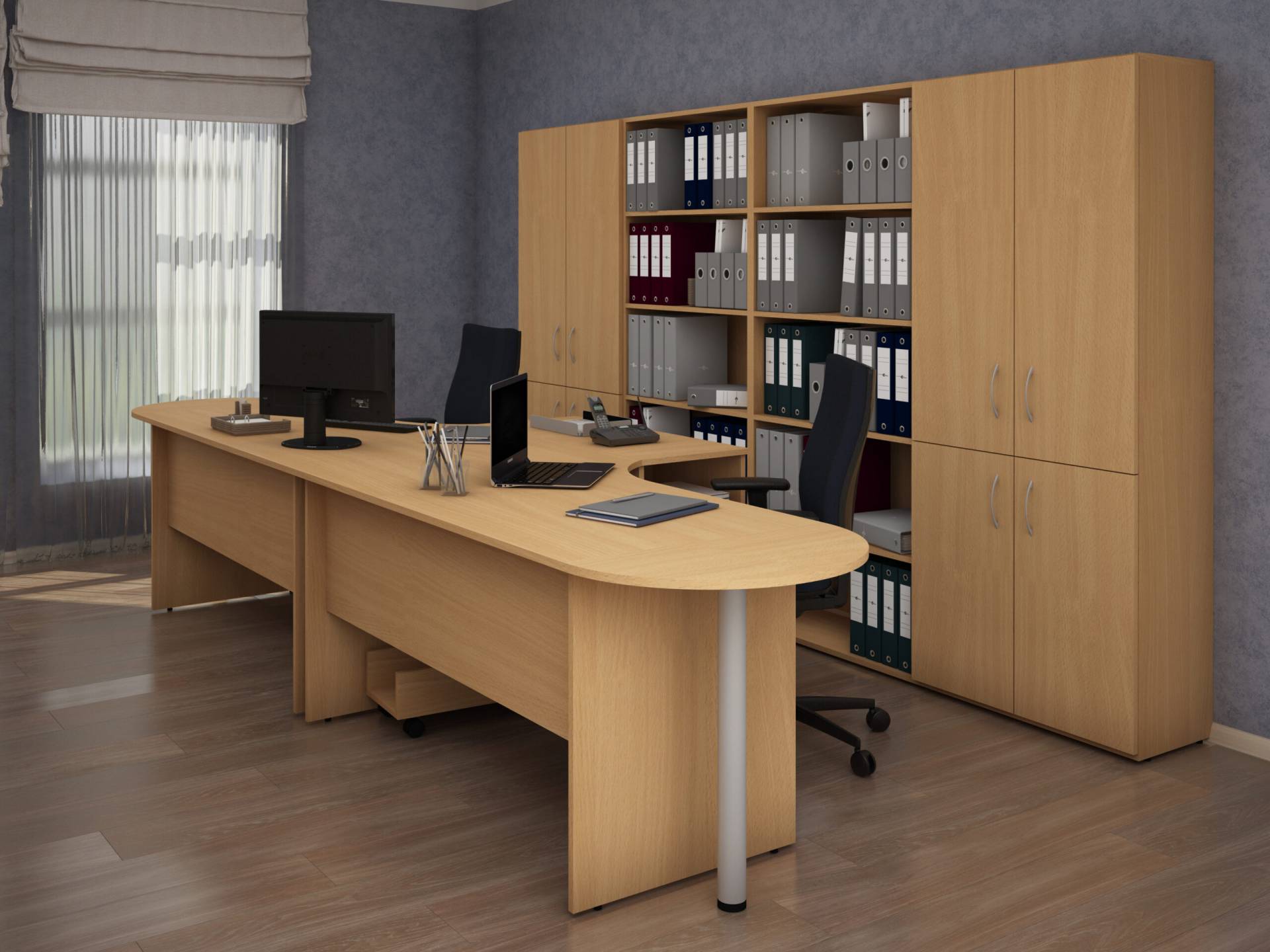 Коллекция Столица перегородка С-723, 1300х1000х400 мм, дуб сонома - 11