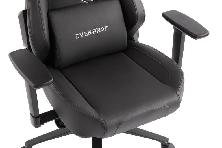 Кресло игровое EVERPROF Hanzo экокожа, черный, крестов. металл - 14