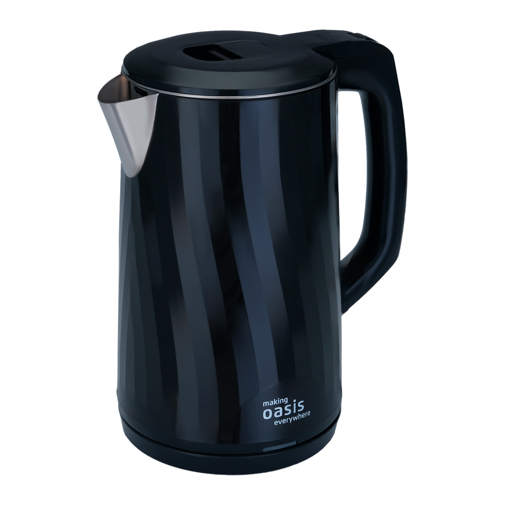 Электрочайник Oasis K-13PB, пластик, черный