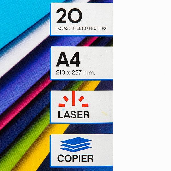 Влагоустойчивые серебрянные этикетки для лазерного принтера "Apli", 63.5x59.6 мм, 20 листов, серебристый - 2