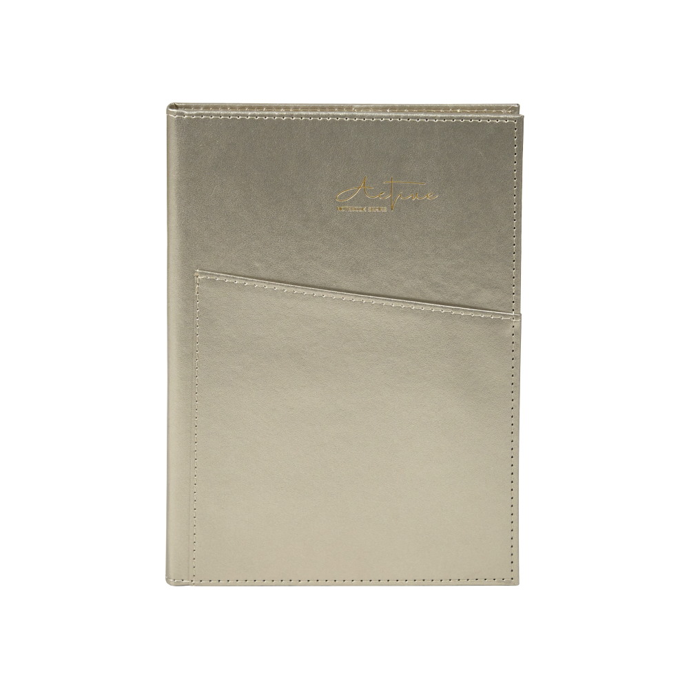 Блокнот "3223-10", А5, 80 листов, линейка, бежевый