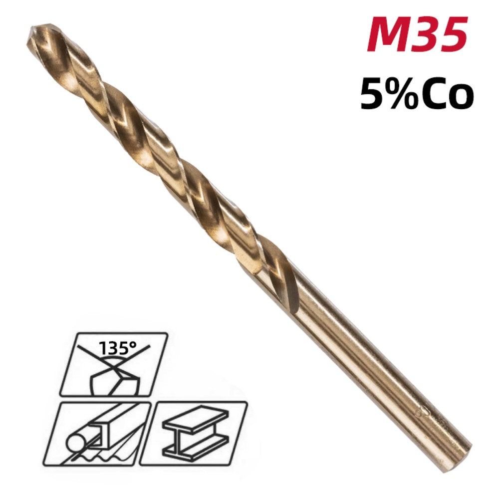 Сверло по металлу Deli RS EDH-MHZ070-E2, 7.0 мм, DIN 338, HSCo 5% - 2