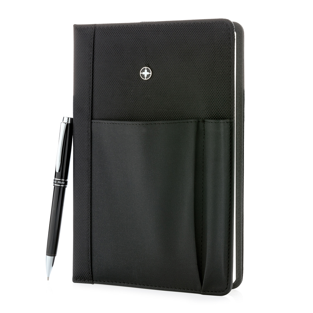 Набор "Swiss Peak": ручка шариковая автоматическая и блокнот