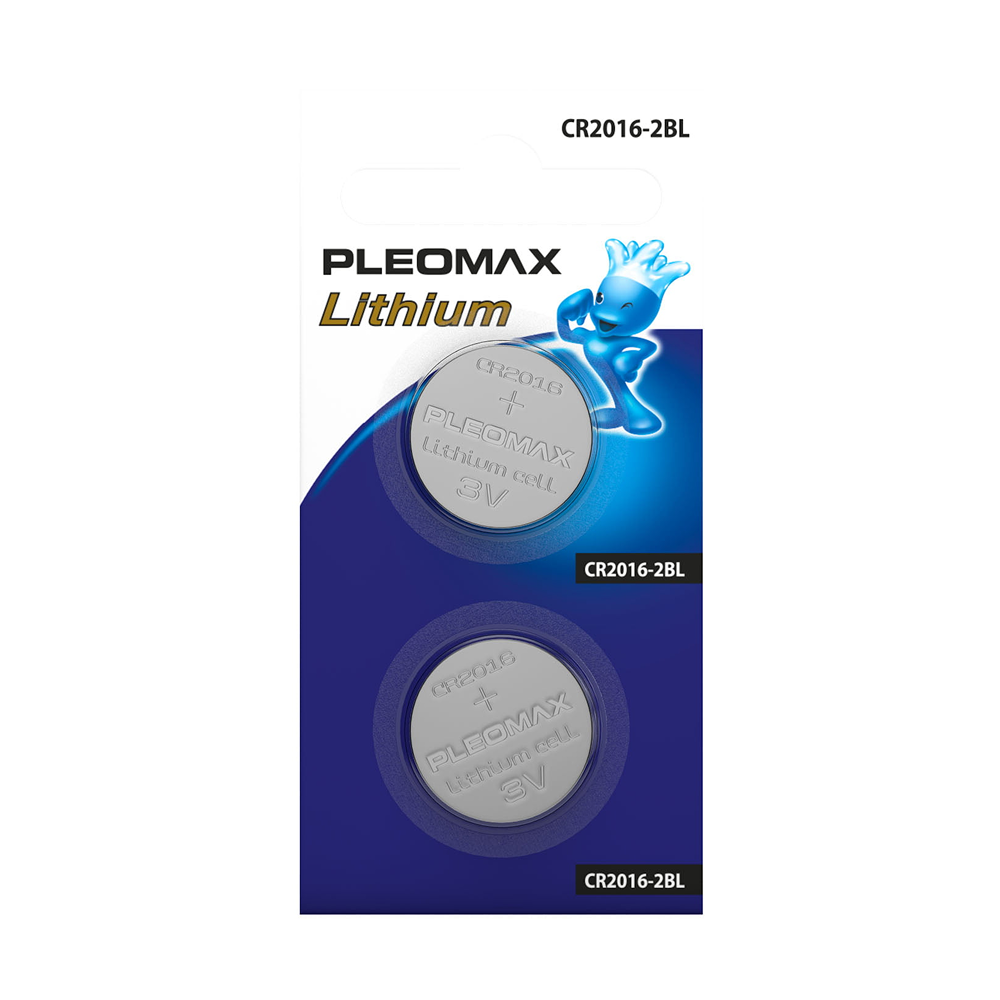 Батарейка PLEOMAX CR2016 Samsung литиевый