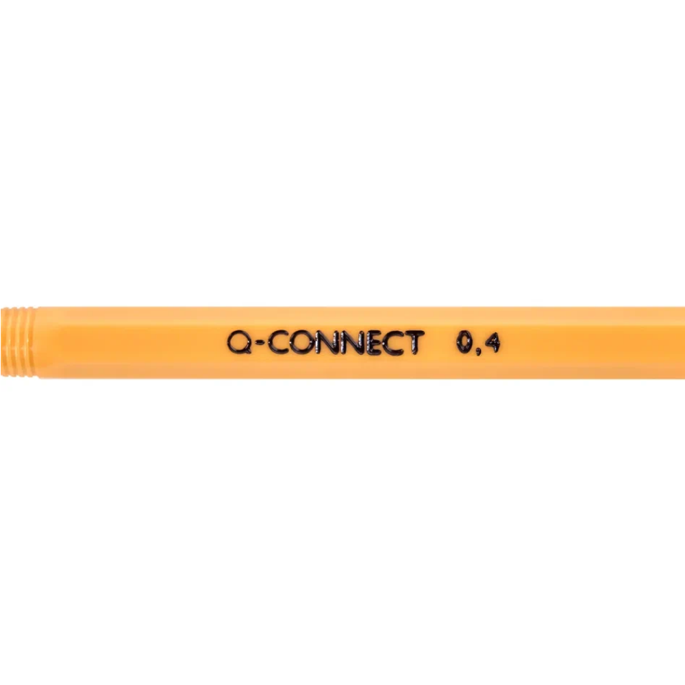Ручка шариковая "Q-Connect", 0.4 мм, желтый, стерж. красный - 5