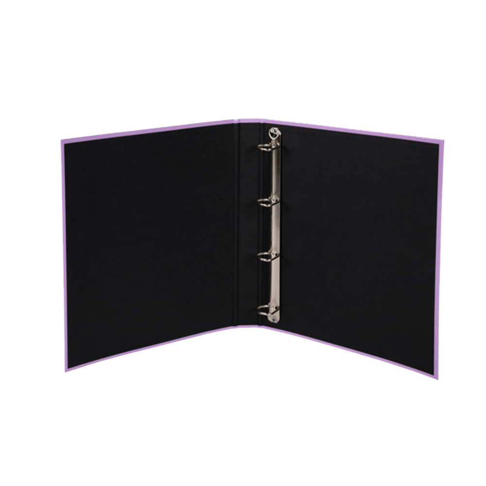 Папка на кольцах "Aquarel", 4 кольца, фиолетовый - 2