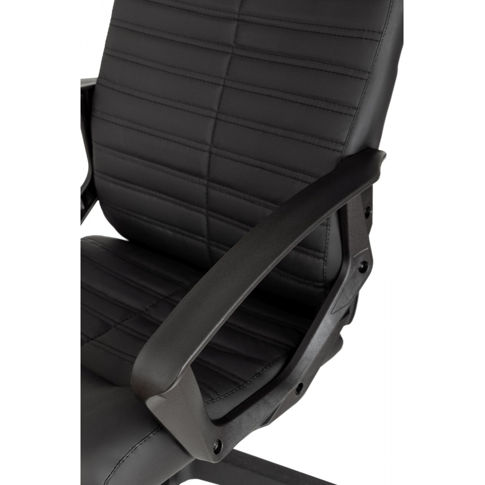 Кресло для руководителя Бюрократ "CH-480LT", экокожа, пластик, черный - 8