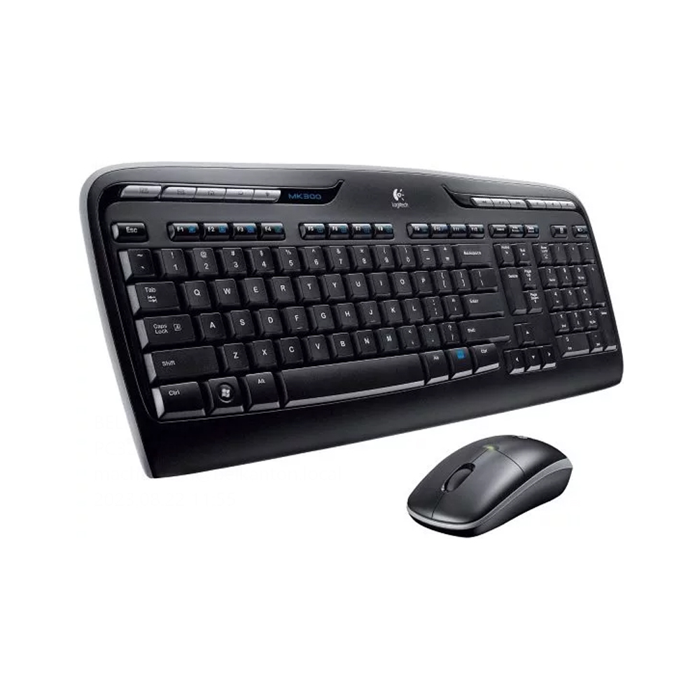 Комплект клавиатура и мышь Logitech "MK330", набор, черный