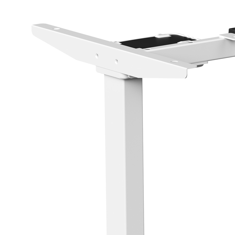 Стол с электроприводом WellDesk Prime 1300x675х18 белый/дуб бардолино натуральный (9191462+9072452) - 8
