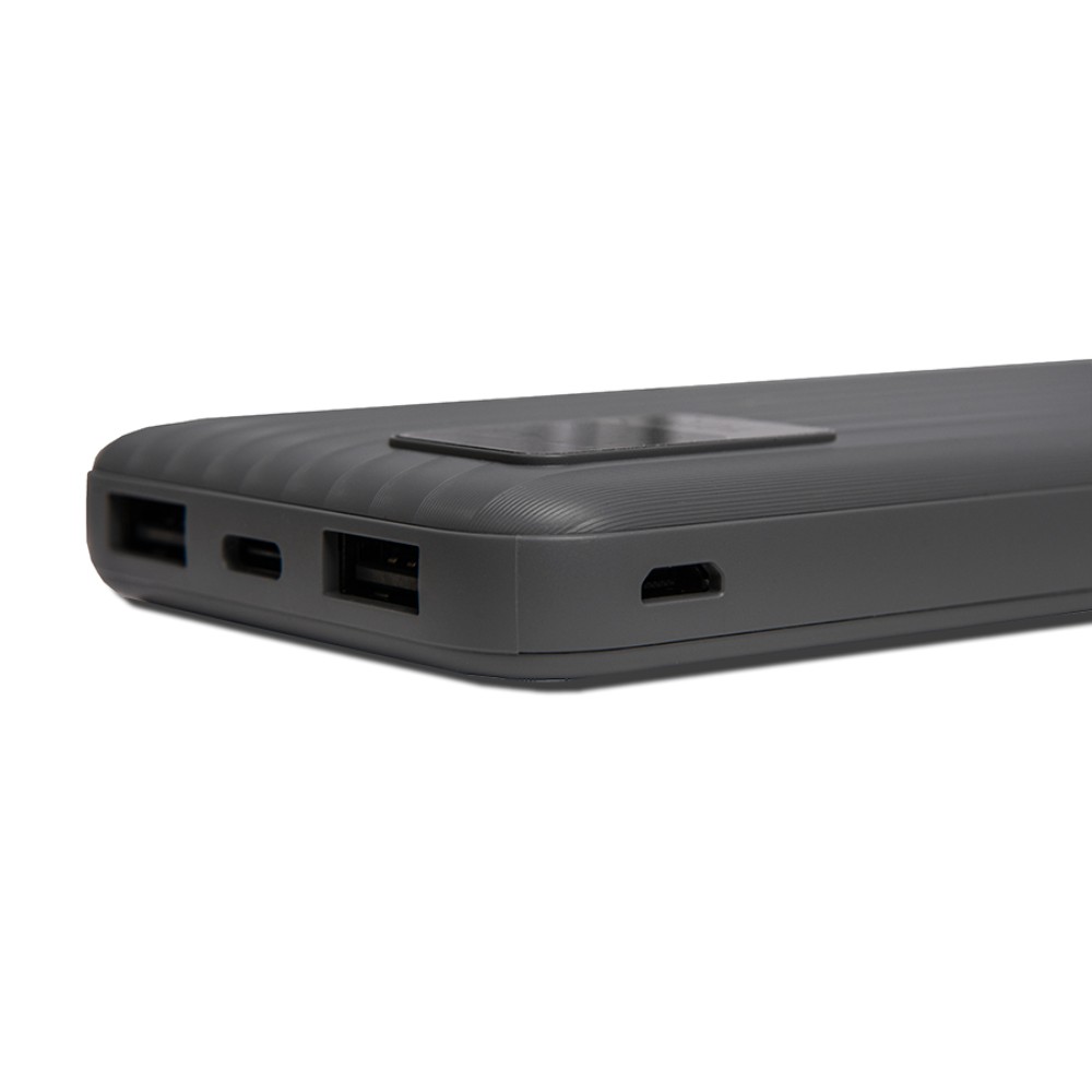 Внешний аккумулятор Power Bank "Wave 10", 10000 mAh, серый - 2