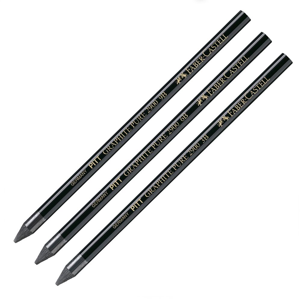 Карандаш цельнографитный PITT "Graphite Pure"