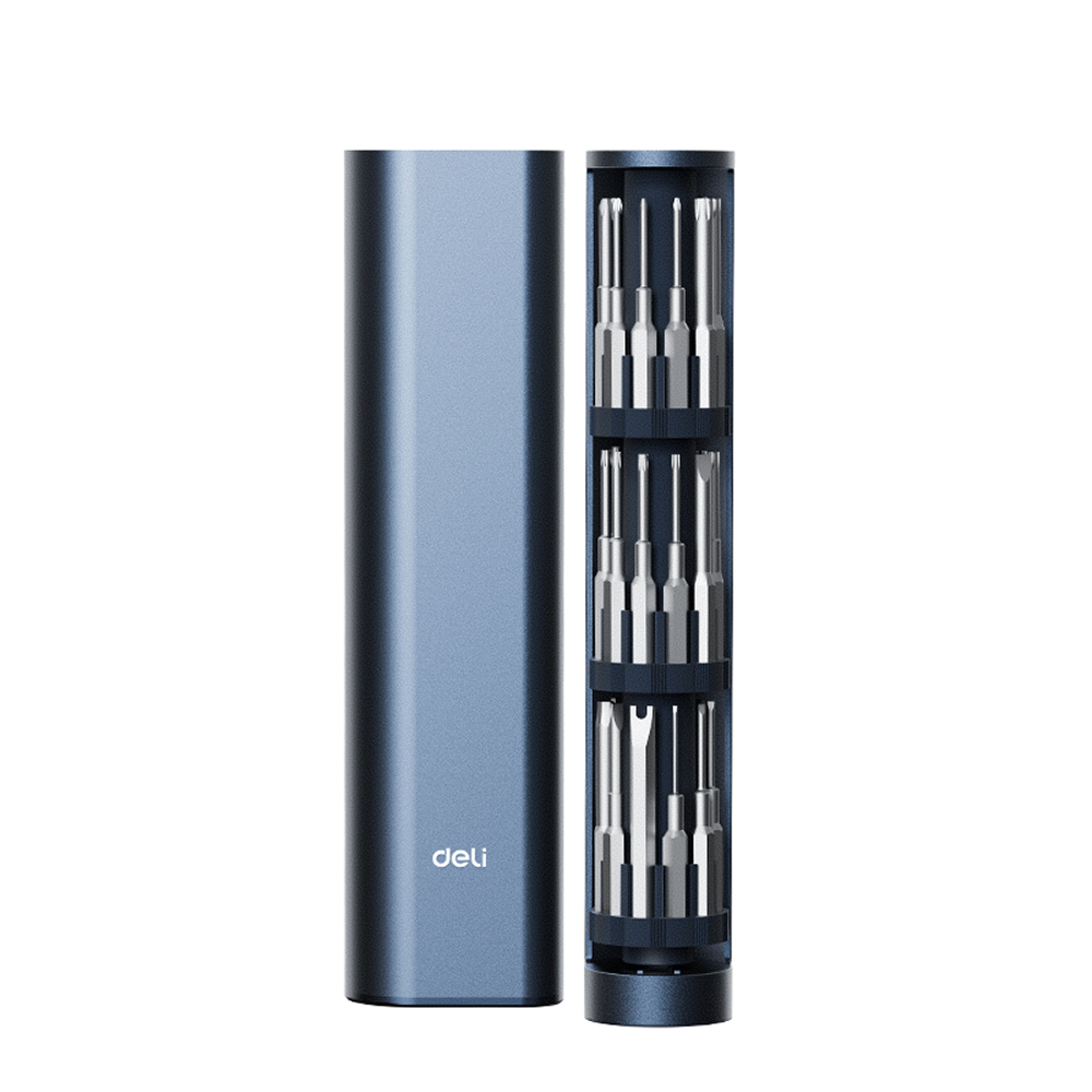 Отвертка Deli YS DL241034, с набором прецизионных бит, 34 шт